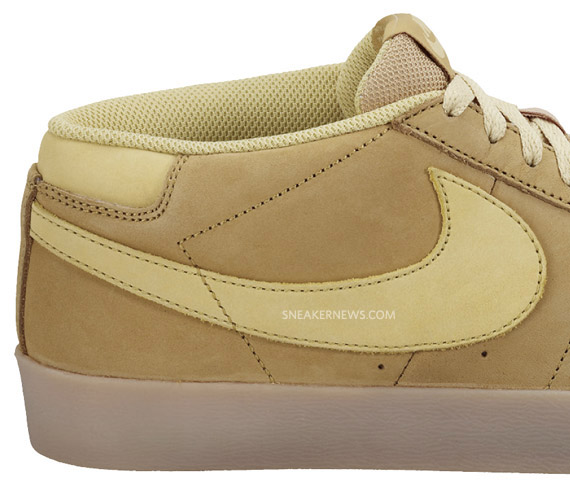 Nike Sb Blazer Cs Premium Metallic Gold Gold Dust 3