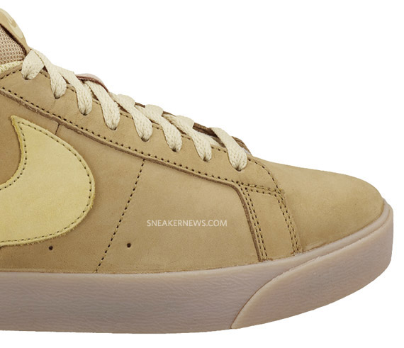 Nike Sb Blazer Cs Premium Metallic Gold Gold Dust 4