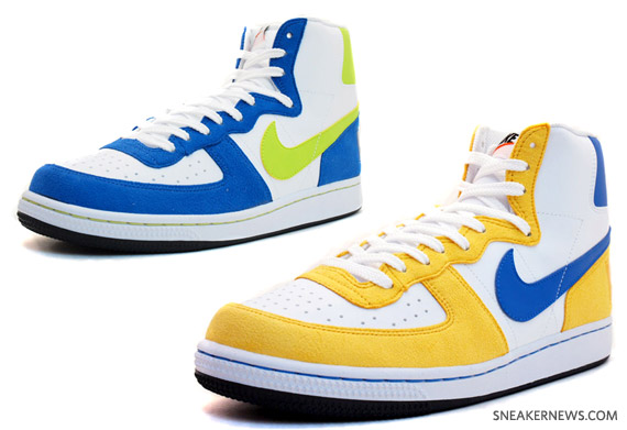 Nike Terminator High Basic Blue Yellow Blue Green