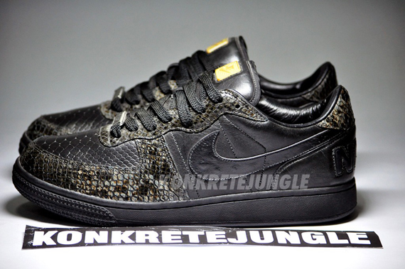 Nike Terminator Lux Black Snakeskin Low Unreleased Sample 01