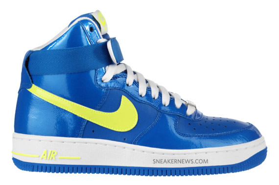 Nike Wmns Air Force 1 High Sapphire Blue Volt 3