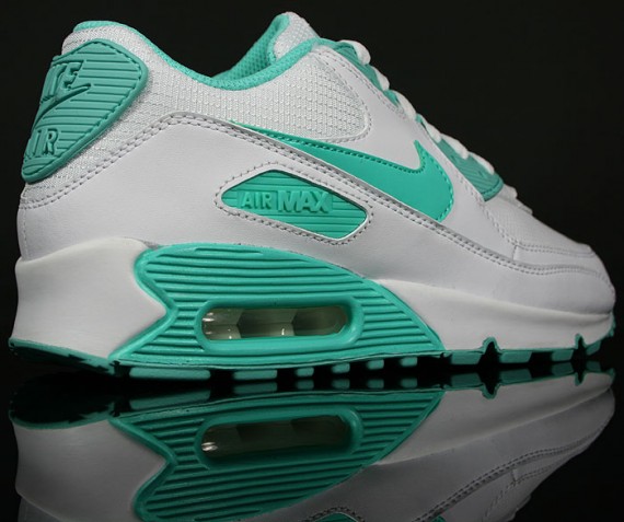 Nike WMNS Air Max 90 – White – Cool Mint