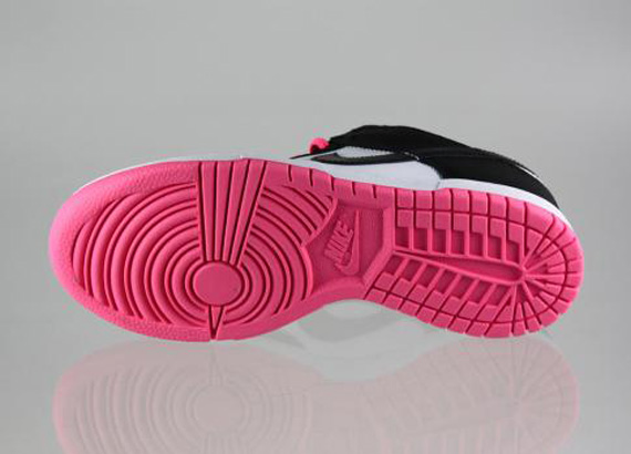 Nike Wmns Dunk Low Black White Pink 00