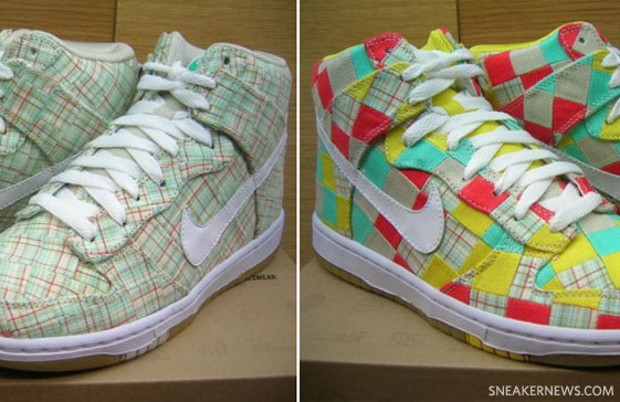 Nike WMNS Dunk High Skinny Supreme – Patchwork Plaid Pack – Summer 2010