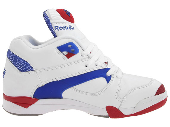 Reebok Court Victory Pump White Red Blue 3