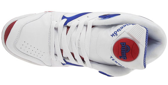 Reebok Court Victory Pump White Red Blue 4