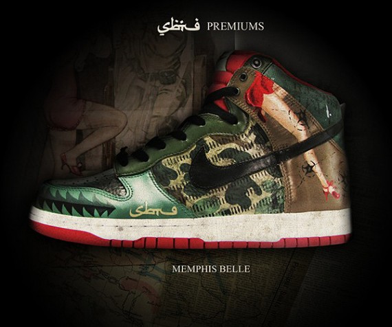 RoyaleFam x SBTG x Nike Dunk High ‘Memphis Belle’