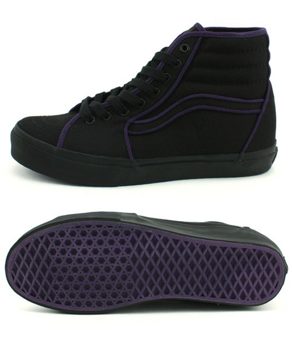 Vans Black Purple Sk8 Hi 02