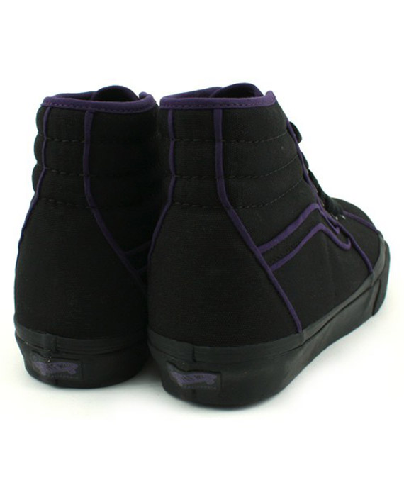 Vans Black Purple Sk8 Hi 05