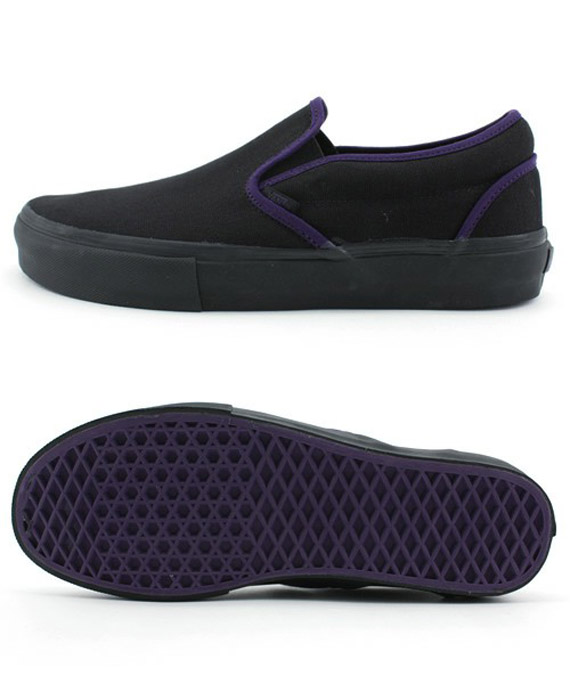 Vans Black Purple Slipon 02