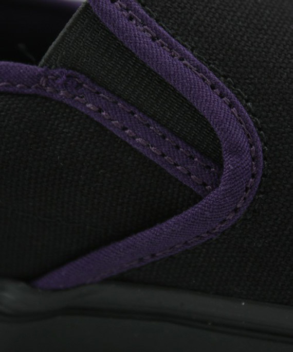 Vans Black Purple Slipon 08