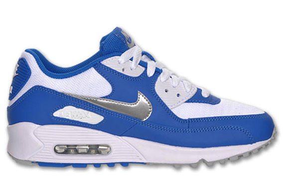 Wmns Air Max 90 Sapphire Silver 04