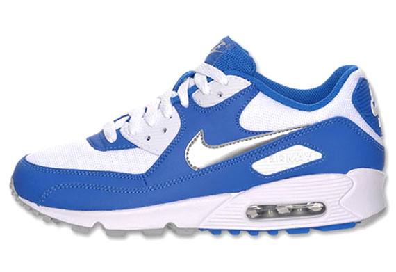 Wmns Air Max 90 Sapphire Silver 05