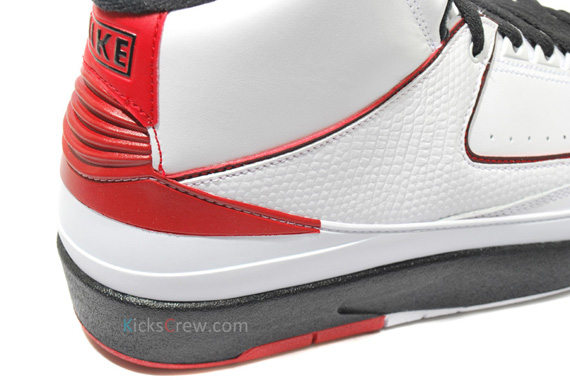 Air Jordan II (2) Retro QF - White - Black - Varsity Red | Release Reminder