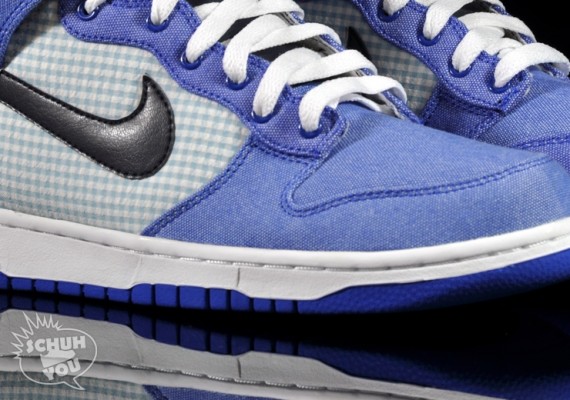 Nike Dunk High – Blue – White – Black – Gingham