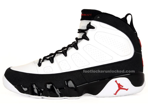 Air Jordan IX Retro – White – Black – Red – August 2010