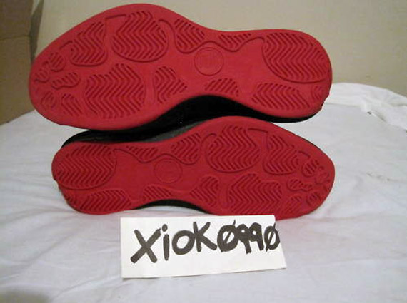 Air Jordan 2010 Black Red Windowless Sample Available 5