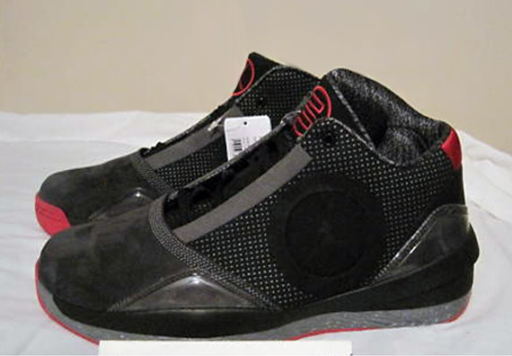 Air Jordan 2010 Black Red Windowless Sample Available 9