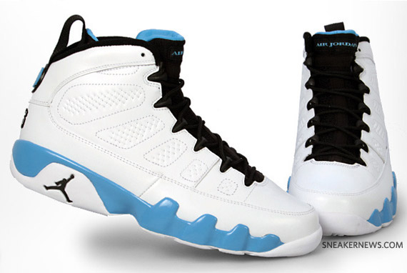 Air Jordan Ix Retro Powder Blue White 1