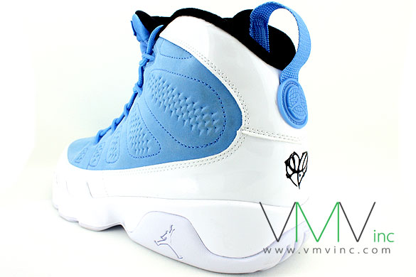 Air Jordan Ix White University Blue Unpowder 02