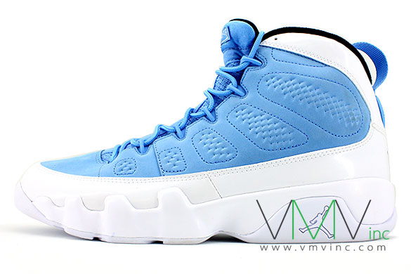 Air Jordan Ix White University Blue Unpowder 03