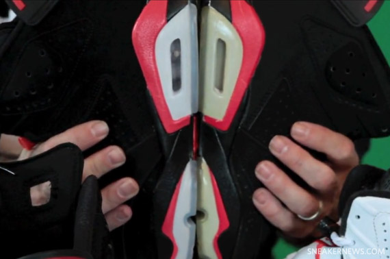 Air Jordan Vi Infrared Pack 2010 Video Comparison 5