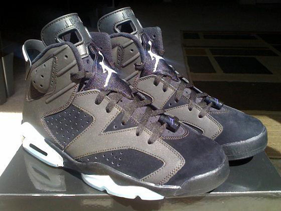 Air Jordan Vi Lakers Black Stitching Custom 02