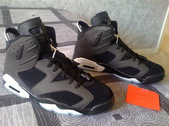 Air Jordan Vi Lakers Black Stitching Custom 04