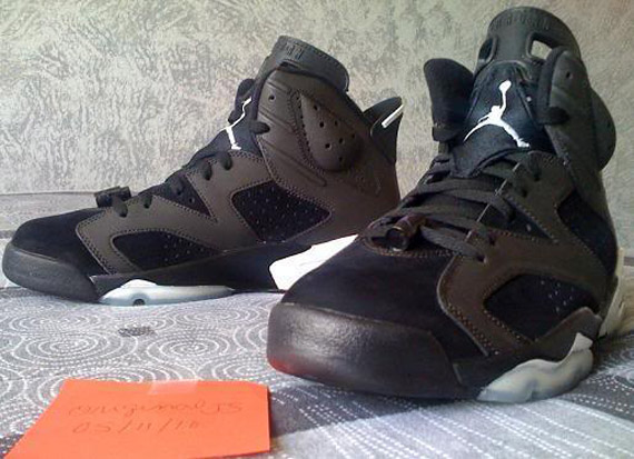 Air Jordan Vi Lakers Black Stitching Custom 05