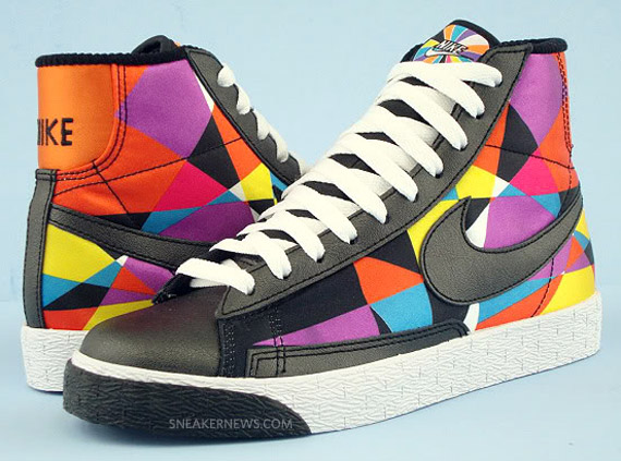 Nike WMNS Blazer Mid - Black - Orion Blue - Purple | Available