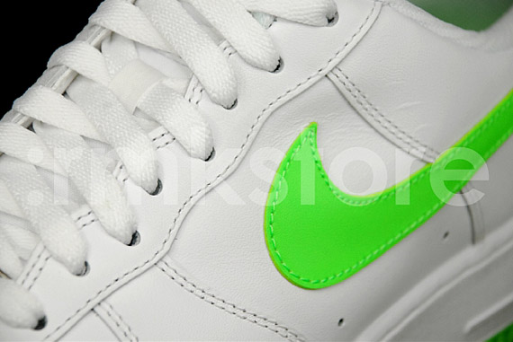 Nike Air Force 1 White Electric Green