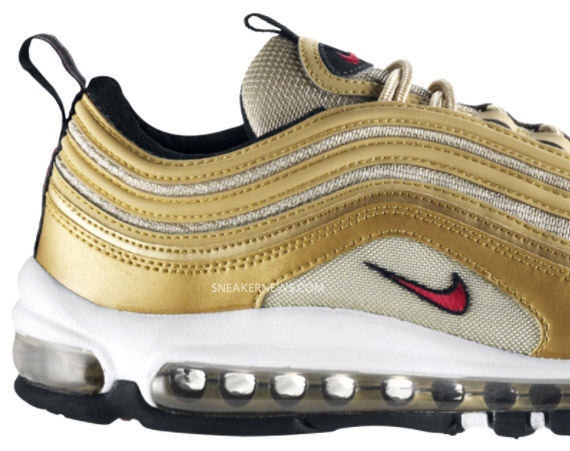 Nike Air Max 97 – Metallic Gold – Varsity Red – Black | Fall 2010