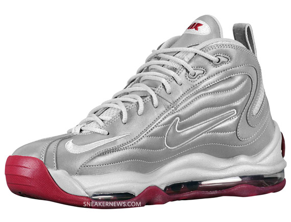 Nike Air Total Max Uptempo Air Attack Metallic Silver Team Red 2