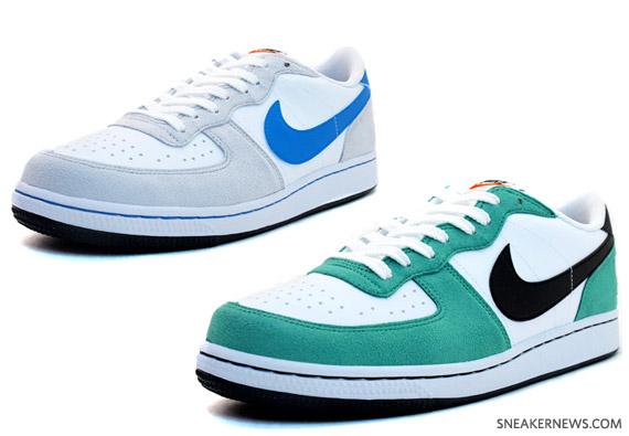 Nike Terminator Low Basic Green White Grey Blue