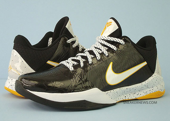 Nike Zoom Kobe V (5) – Black – White – Del Sol | Available on eBay