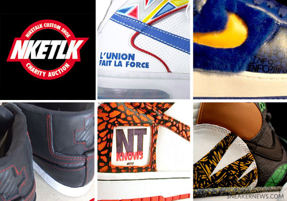 Niketalk Help Haiti Custom Sneaker Auctions Summary