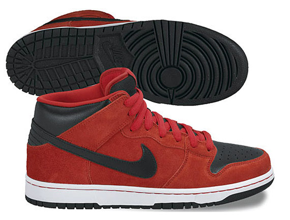 Nike Dunk Mid Pro Sb Sport Red