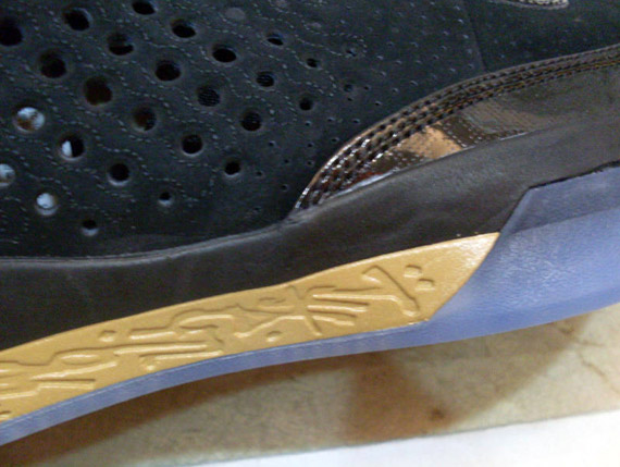 Air Jordan 2010 Team Black Metallic Gold Sample 9