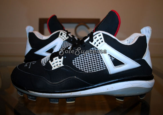 Air Jordan Iv Cleats Andruw Jones Pe 08