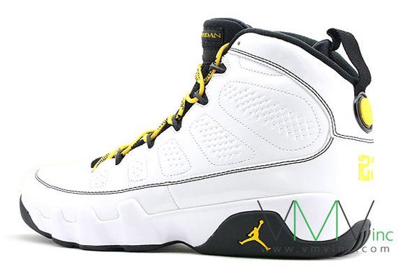 Air Jordan Ix White Citrus Dark Army 4