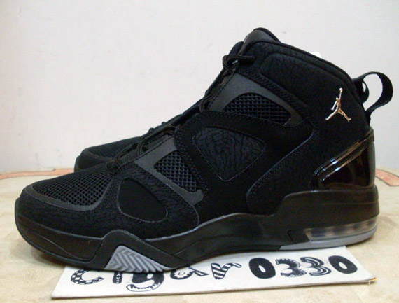 Air Jordan Ol School Iv Black Metallic Silver Sample 2