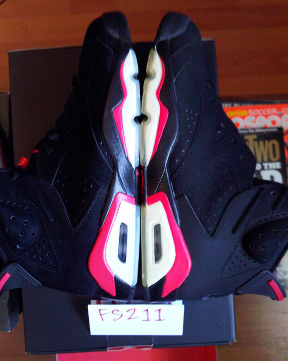 Air Jordan Vi Black Infrared Vs 2000 Retro 2