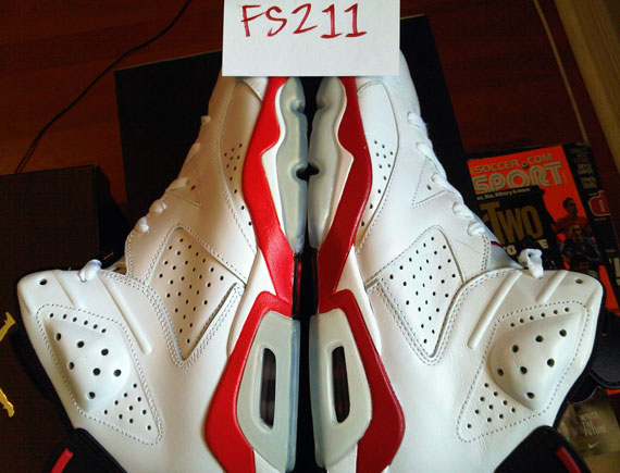 Air Jordan Vi White Infrared Vs Varsity Red 1