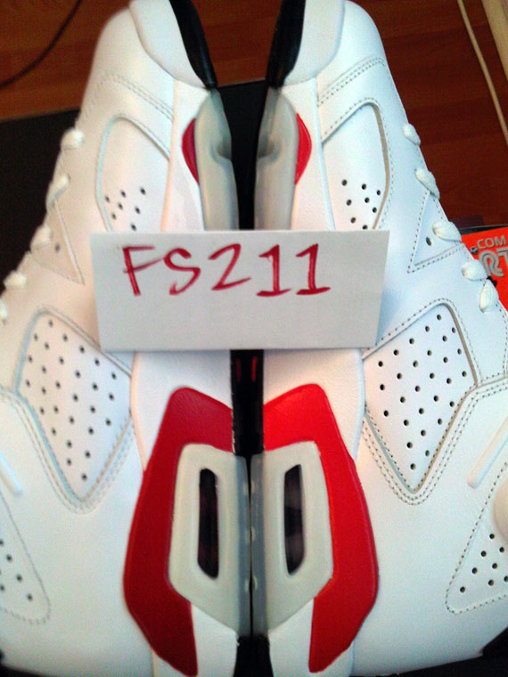 Air Jordan Vi White Infrared Vs Varsity Red 2