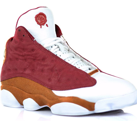 Air Jordan Xiii 13 Bin 23 Red Brown White 03