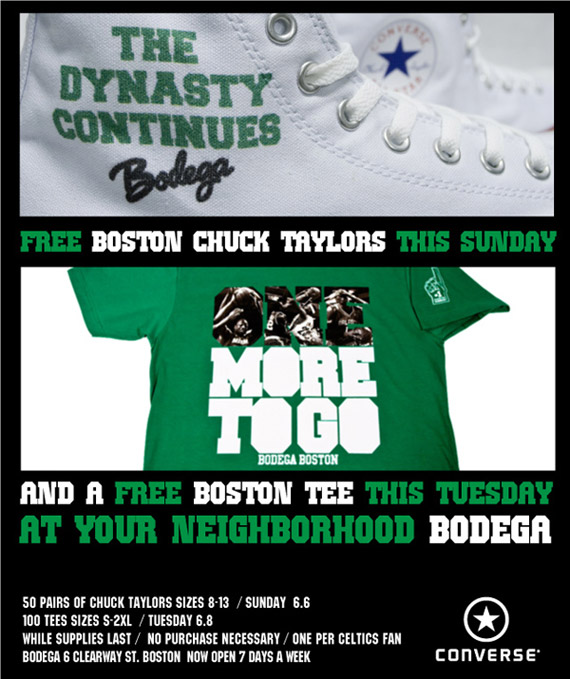 Bodega Boston Celtics Coverse Chucks 1