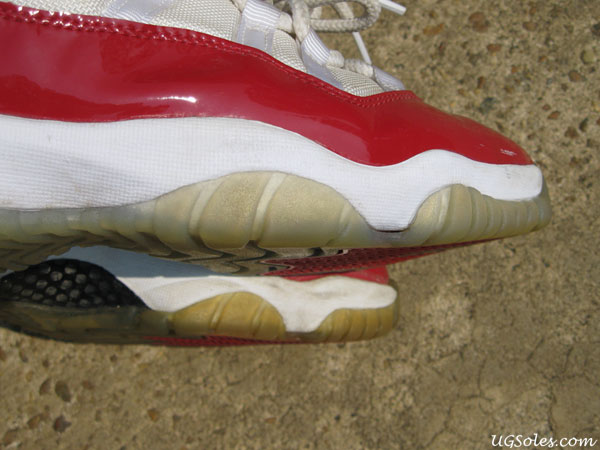 How To Clean Yellowing Yellow Sole Sea Glow 13