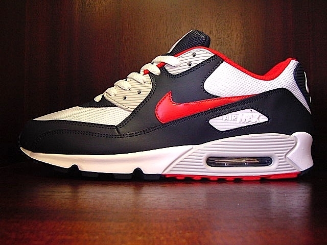 Nike Air Max 90 – Obsidian – Sport Red – White – Neutral Grey
