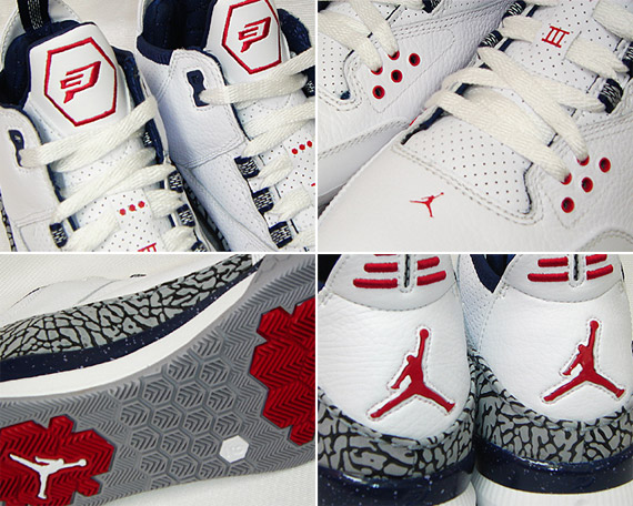 Jordan CP3 Tribute - White - Varsity Red - Midnight Navy - Cement Grey