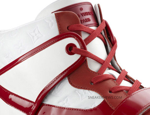 Louis Vuitton Tower Hightop Sneaker - Red - White